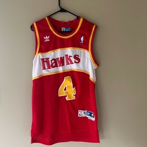 Adidas Atlanta Hawks Spud Webb Jersey Size M
